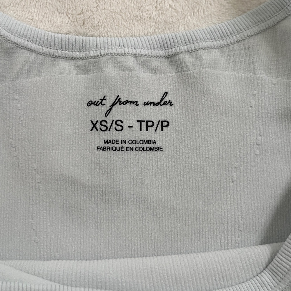 Urban Outfitters Light Gray Ribbed Tank - Picture 4 of 5
